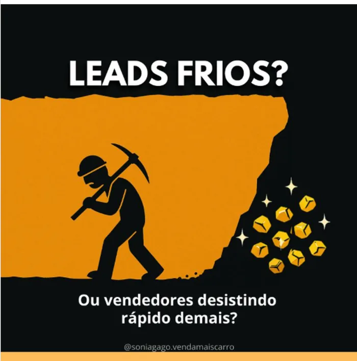 Post no LinkedIn: Leads frios? Ou vendedores desistindo rápido demais?